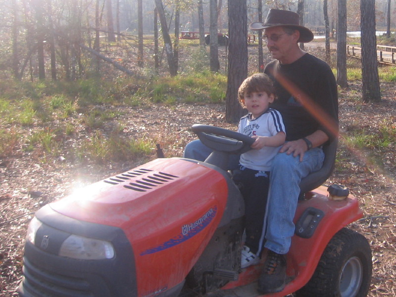 Christopher and Grandpa Dale (January 1, 2006)
