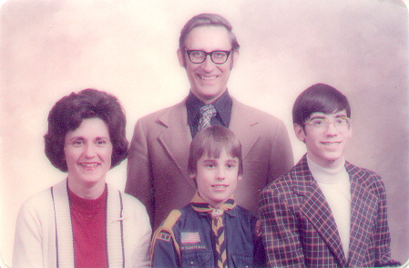 Grandma Betty, Grandpa George, Joe, & Uncle Wayne (1974)
