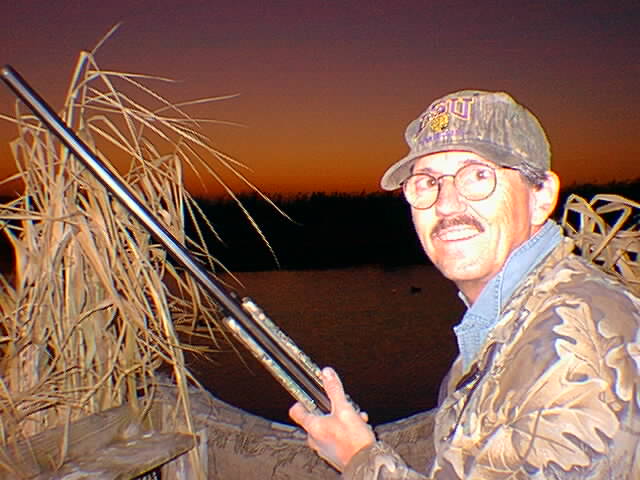 Grandpa Dale on an early morning duck hunt (1999)