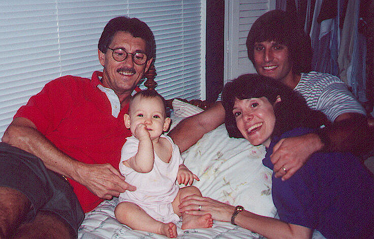 Grandpa, Samantha, Leah, & Joe (1998)