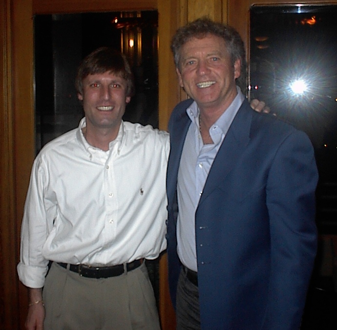 Joe with Larry Gatlin, of the Gatlin Brothers, at a company function in Phoenix, AZ