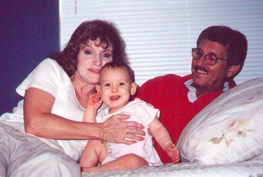 Grandma & Grandpa Ortego with Samantha (1998)