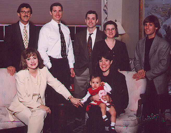 Leah's parents, Dale,Sr. & Jolene, Leah's brothers, Bobby & Dale, Jr., Dale's wife, Bea, Leah, Samantha, & Joe (1998)