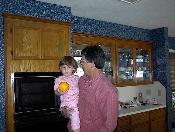 Samantha & Grandpa Dale (2000)